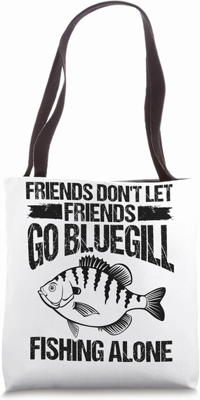 Fishing Essentials Men Fishing Lure Fisherman Bluegill Tote Bag