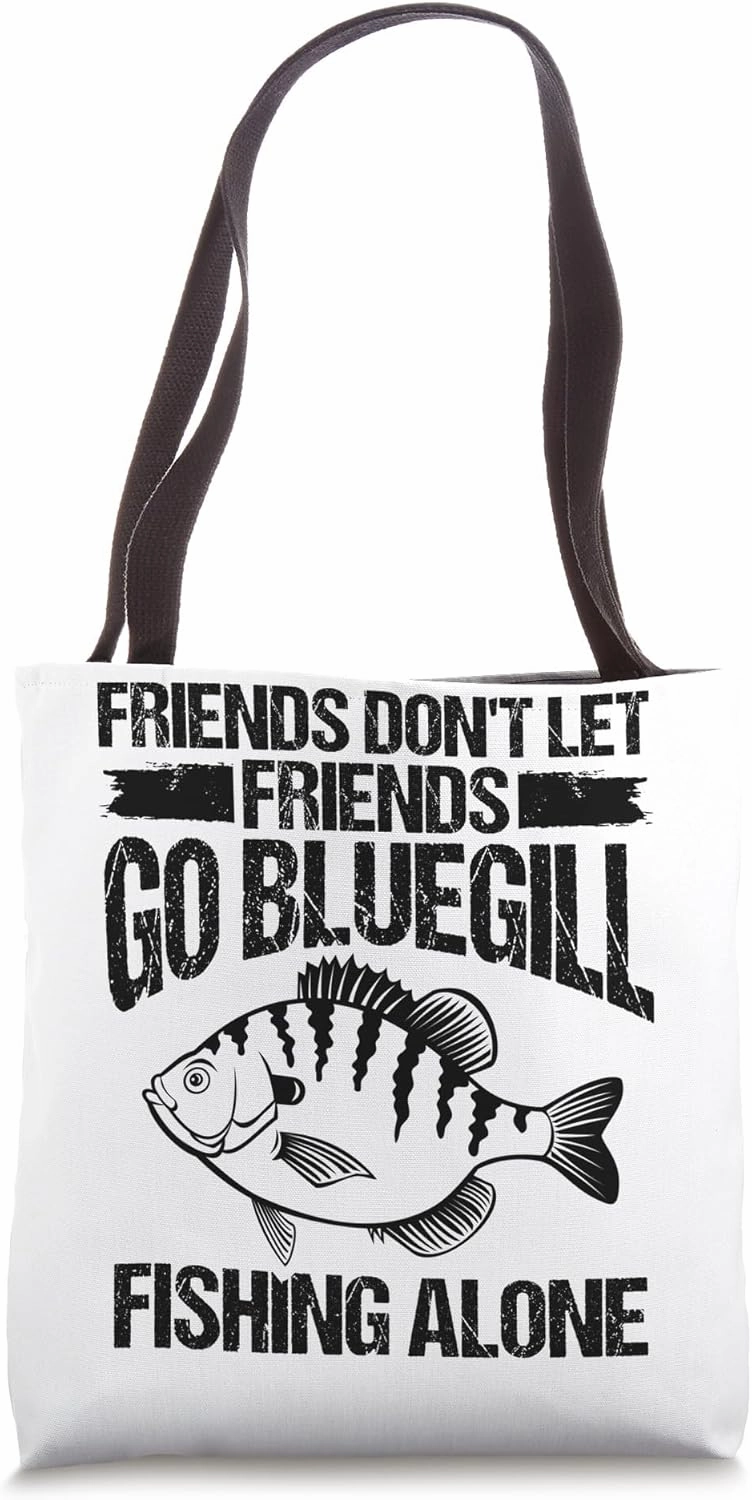 Fishing Essentials Men Fishing Lure Fisherman Bluegill Tote Bag