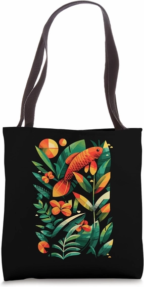 Fishing Graphic Tote Bag