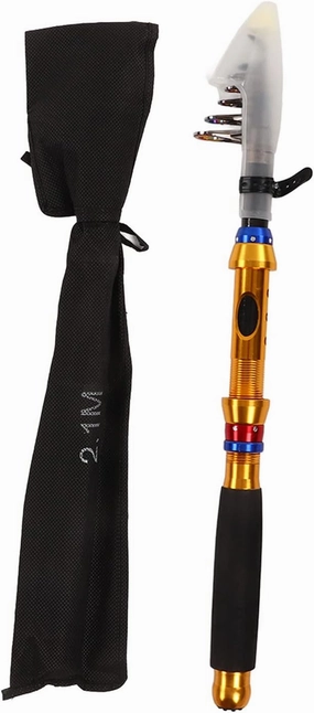 Fishing Rods, Telescopic Fishing Rod Portable Lightweight Fishing Rod with Storage Bag for Freshwater