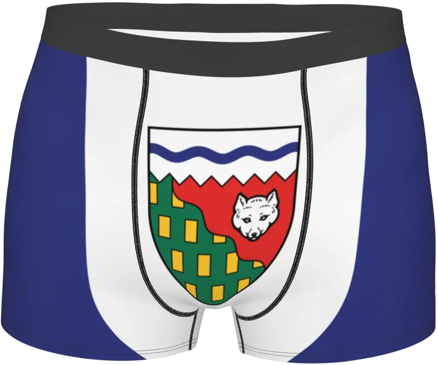 Flag of the Northwest Territories Mens Underwear Boxer Briefs Soft Elastic Breathable Boxers for Men