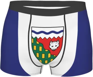 Flag of the Northwest Territories Mens Underwear Boxer Briefs Soft Elastic Breathable Boxers for Men