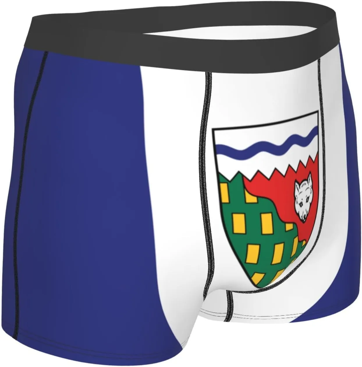 Flag of the Northwest Territories Mens Underwear Boxer Briefs Soft Elastic Breathable Boxers for Men