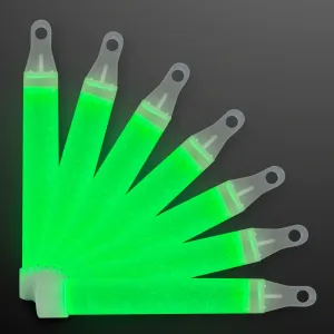 FlashingBlinkyLights 4" Green Mini Glow Sticks (Set of 50)