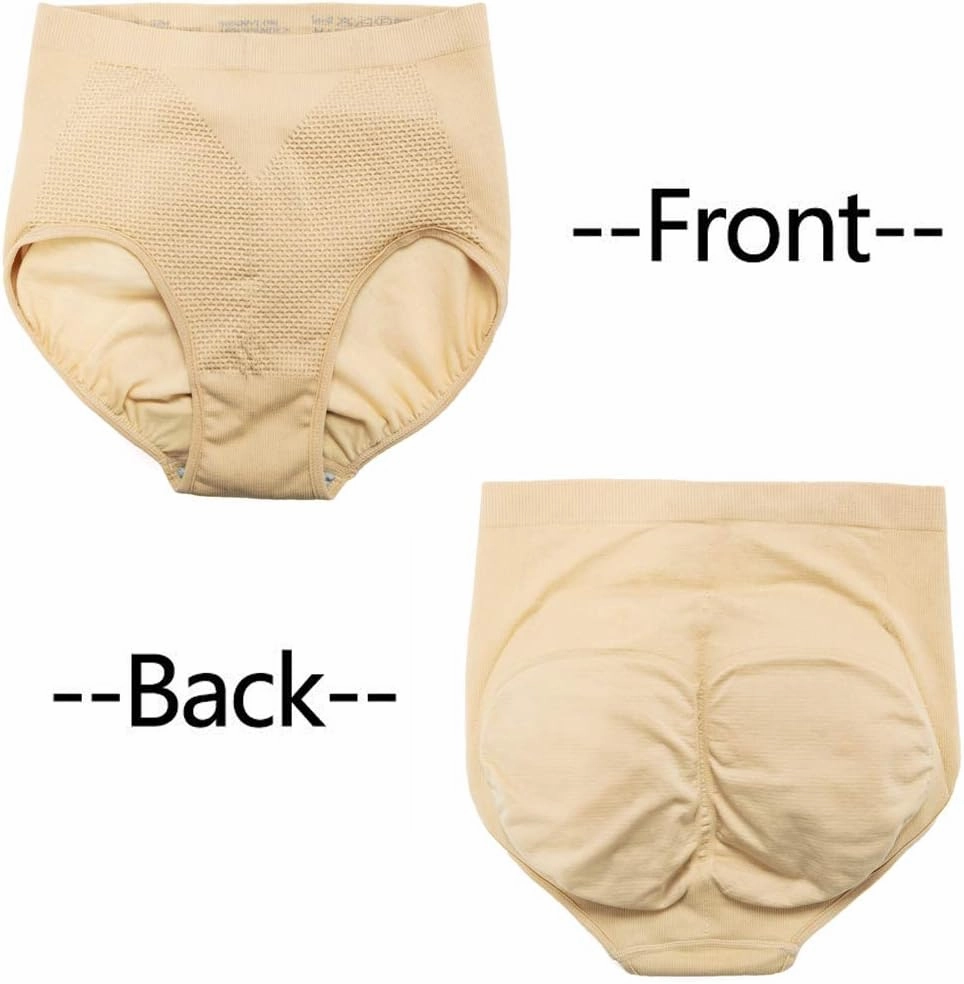 FLORATA Women Butt Lifter Panties Padded Shapewear Hip Enhancer Underwear Pads Shorts with Removable Pads