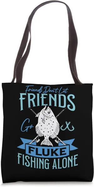 Fluke Fisherman Gear Fluke Fishing Rod and Reel Combo Tote Bag