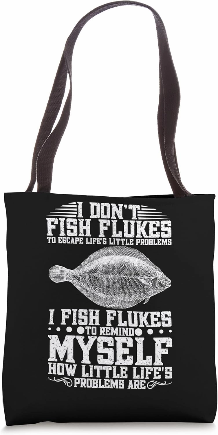 Fluke Fisherman Gear Fluke Fishing Essentials Fluke Fisher Tote Bag