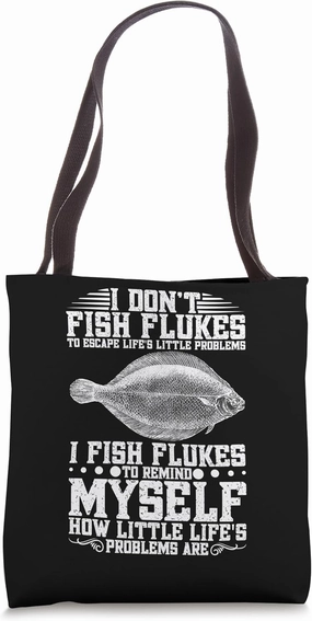 Fluke Fisherman Gear Fluke Fishing Essentials Fluke Fisher Tote Bag