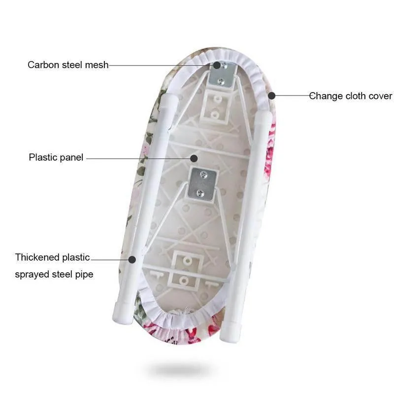 Foldable Mini Ironing Board - Compact Pressing Station