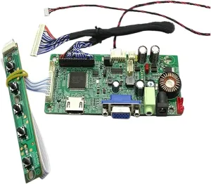 For 17-27inch LCD Screen Control Driver Board HDMI To LVDS Motherboard 1920 * 1080 Integrated LED Inverter DIY Display，,T-CON Logic Board(1920-1080 SET)
