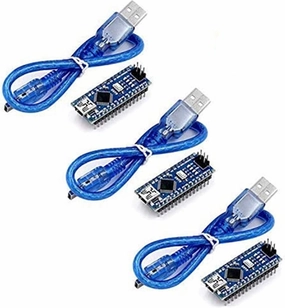for Nano V3.0 Module ATmega328P 5V 16MHz CH340G Chip Microcontroller Development Board USB Cable for Arduino (Nano 3pcs 3pcs USB Cable)