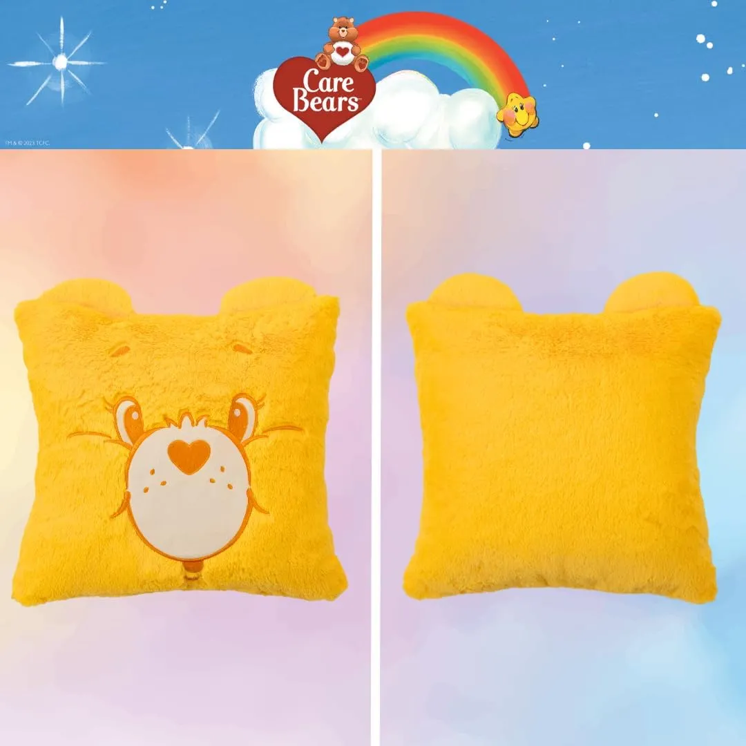 Franco Bedding Super Soft Plush Decorative Throw Cuddle Pillow (100% Officially Licensed Product), One Size, Care Bears Funshine Bear