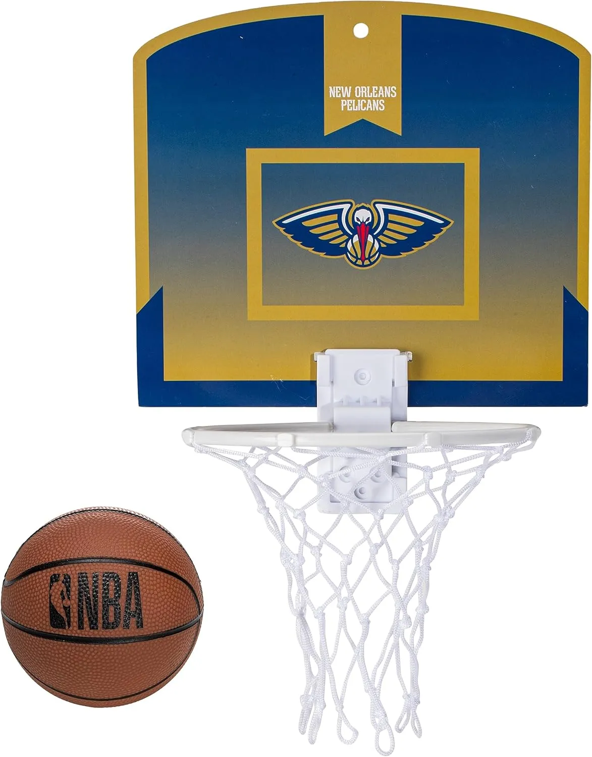 Franklin Sports NBA Over the Door Basketball Hoop - Kids Indoor Mini Hoop Set with Basketball - Perfect for Bedroom or Office