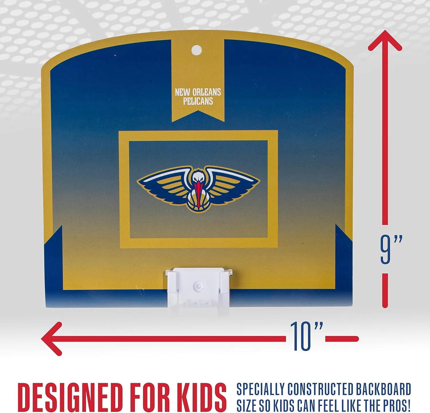 Franklin Sports NBA Over the Door Basketball Hoop - Kids Indoor Mini Hoop Set with Basketball - Perfect for Bedroom or Office