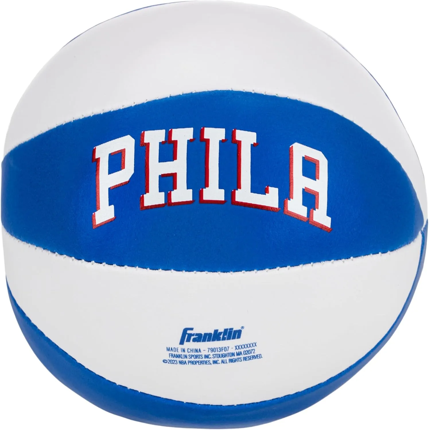 Franklin Sports NBA Toy Basketballs - 2 Pack of Kids Soft Mini Basketballs for Over the Door   Indoor Hoops - NBA Fan Shop Kids Soft Toy Basketballs - (2) Mini Balls Included