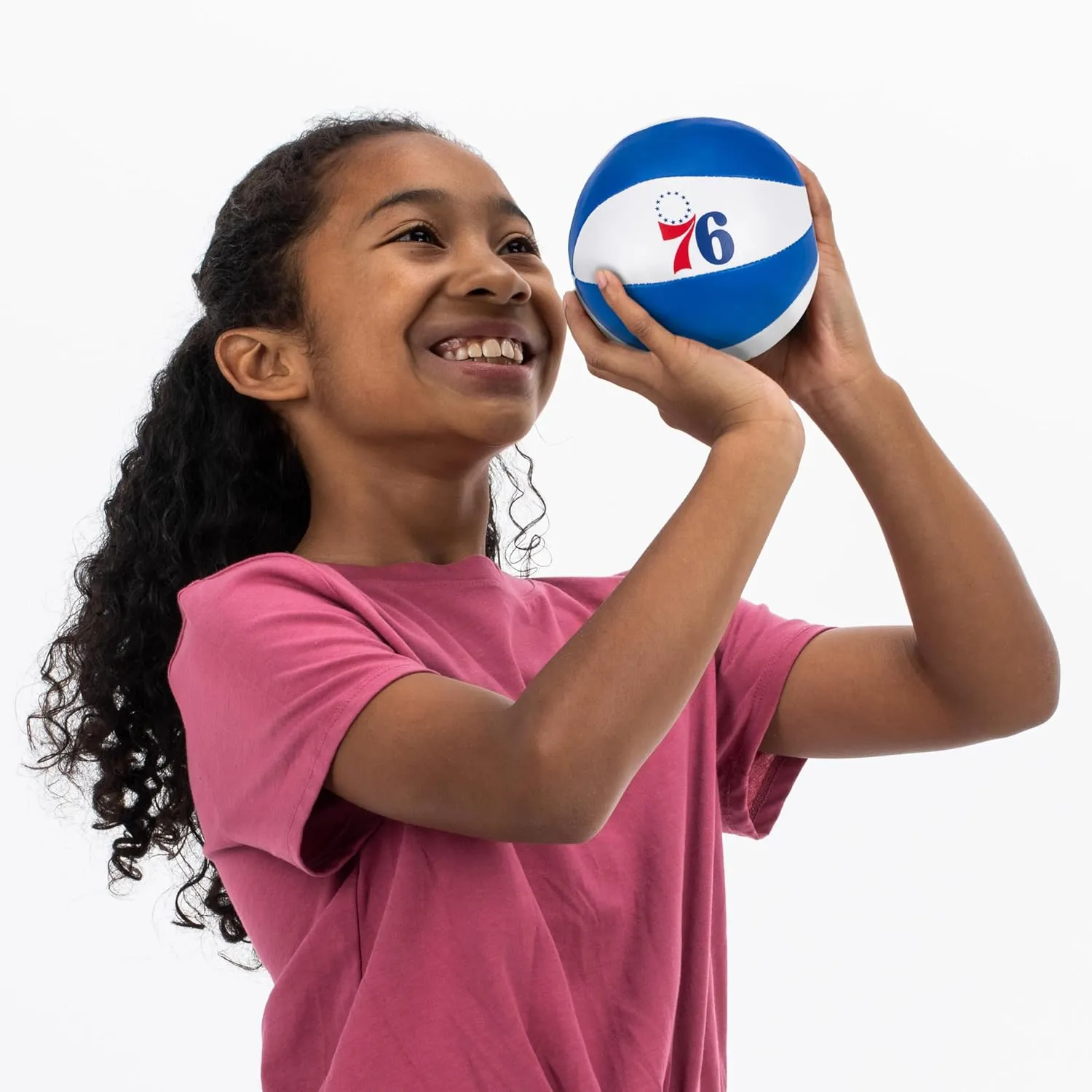 Franklin Sports NBA Toy Basketballs - 2 Pack of Kids Soft Mini Basketballs for Over the Door   Indoor Hoops - NBA Fan Shop Kids Soft Toy Basketballs - (2) Mini Balls Included