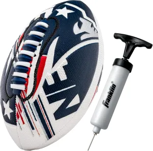 Franklin Sports NFL Team Mini Footballs - Youth 8.5" Official NFL Licensed Football   Air Pump Set