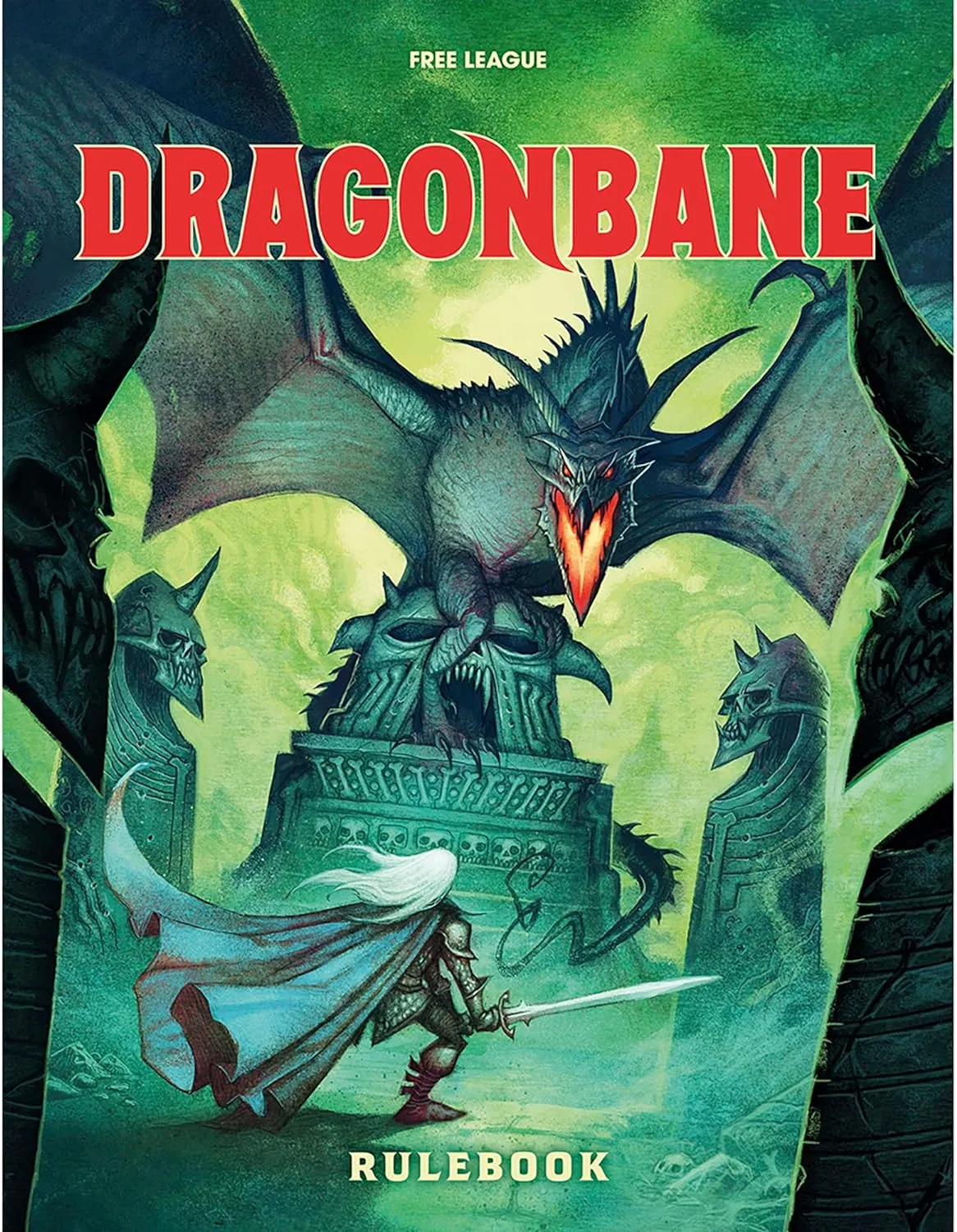 Free League Publishing Dragonbane Rulebook, D20 Roleplaying Game Hardcover RPG Book, Fantasy Adventure, Adults, Teens Ages 14 