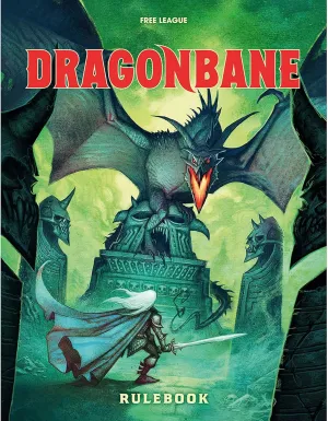 Free League Publishing Dragonbane Rulebook, D20 Roleplaying Game Hardcover RPG Book, Fantasy Adventure, Adults, Teens Ages 14 