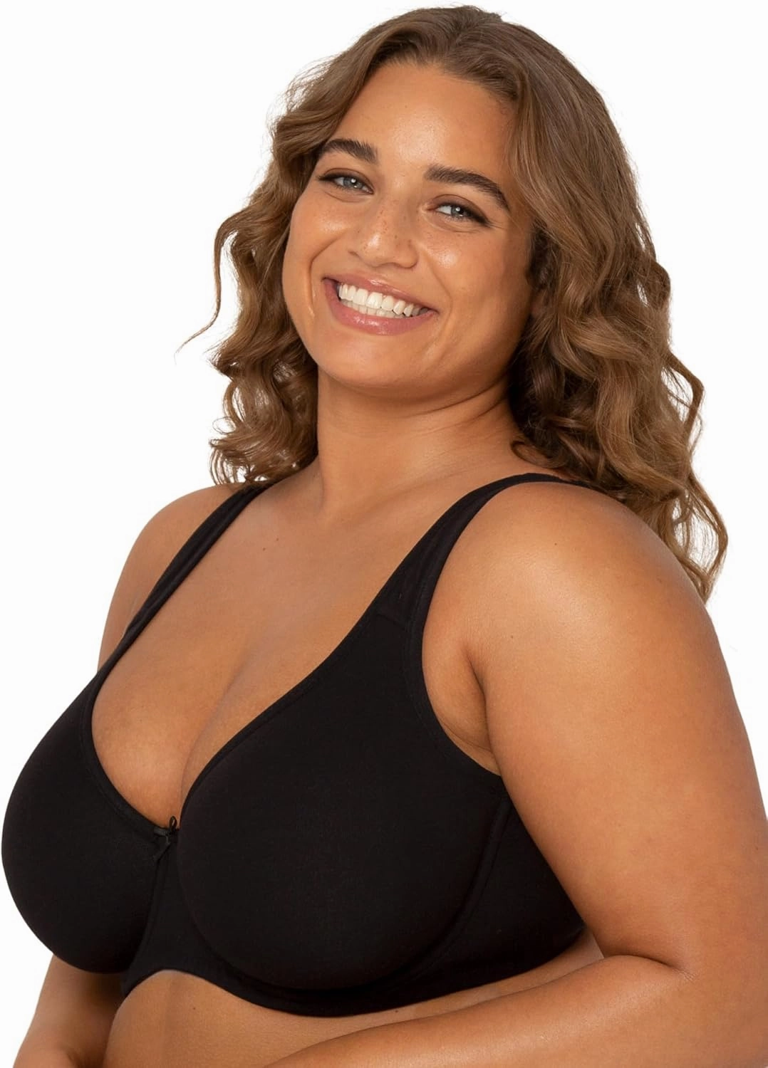 Fruit of the Loom Women's Fit for Me Collection: Plus-Size Unlined Underwire Bra-Cotton Comfort & Pinch-Free Straps