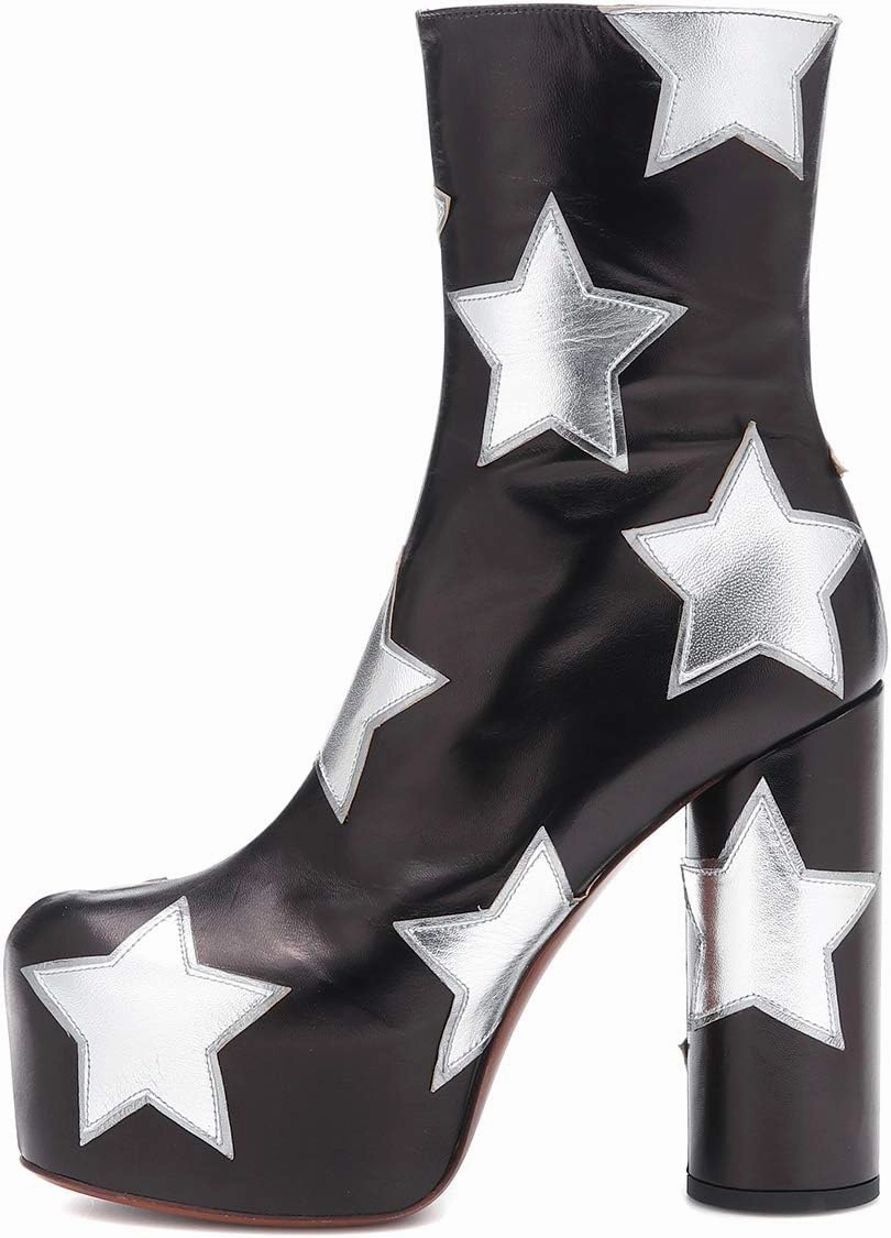 FSJ Women Gorgeous Platform Ankle Boots Closed Round Toe Chunky High Heel Pull On Shoes Size 4-15 US