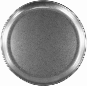 Functional Round BBQ Plate in 304 Stainless Steel Ideal for All Your Cooking Needs Outdoors (26cm)