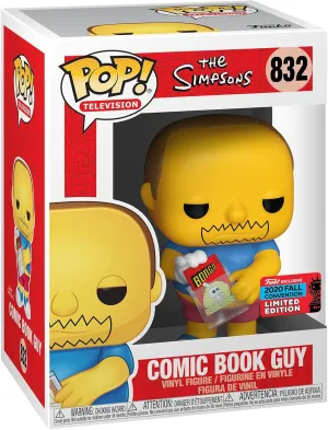 Funko Pop! Animation: The Simpsons - Comic Book Guy - Collectible Vinyl Figure - Gift Idea - Official Merchandise - Toys for Children and Adults - TV Fans - Figure for Collectors
