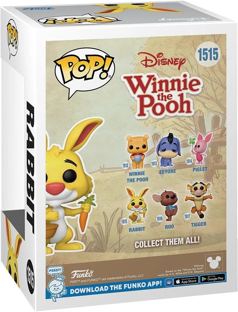 Funko POP Disney: Winnie The Pooh - Rabbit - Collectable Vinyl Figure - Gift Idea - Official Merchandise - for Kids & Adults - TV Fans - Model Figure for Collectors and Display