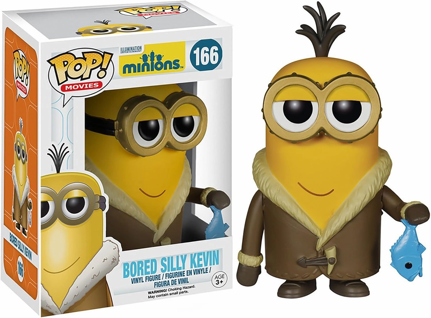 Funko POP Movies: Minions Figure, Bored Silly Kevin