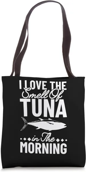 Funny Tuna Fishing Art For Men Grandpa Bluefin Tuna Fishing Tote Bag