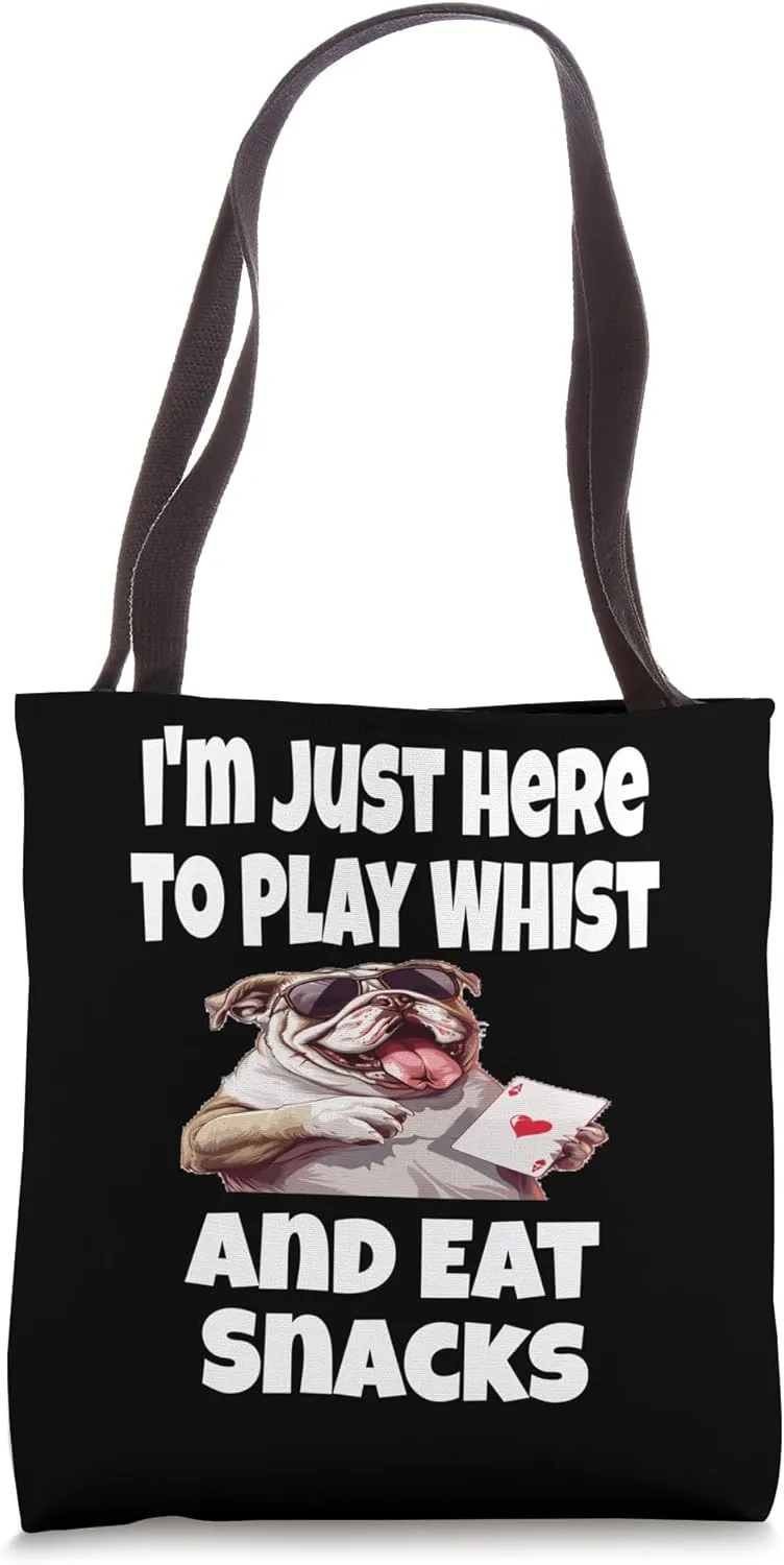 Funny Whist Card Game Player Game Night Winner Saying Humor Tote Bag