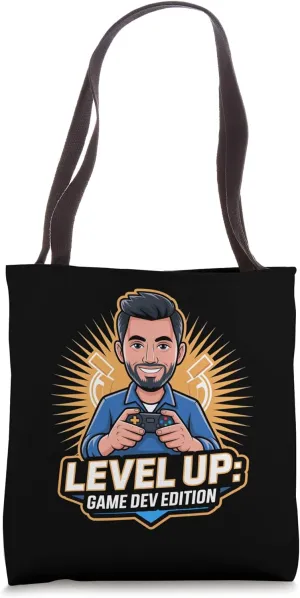 Game Developer: Level Up: Game Dev Edition Tote Bag