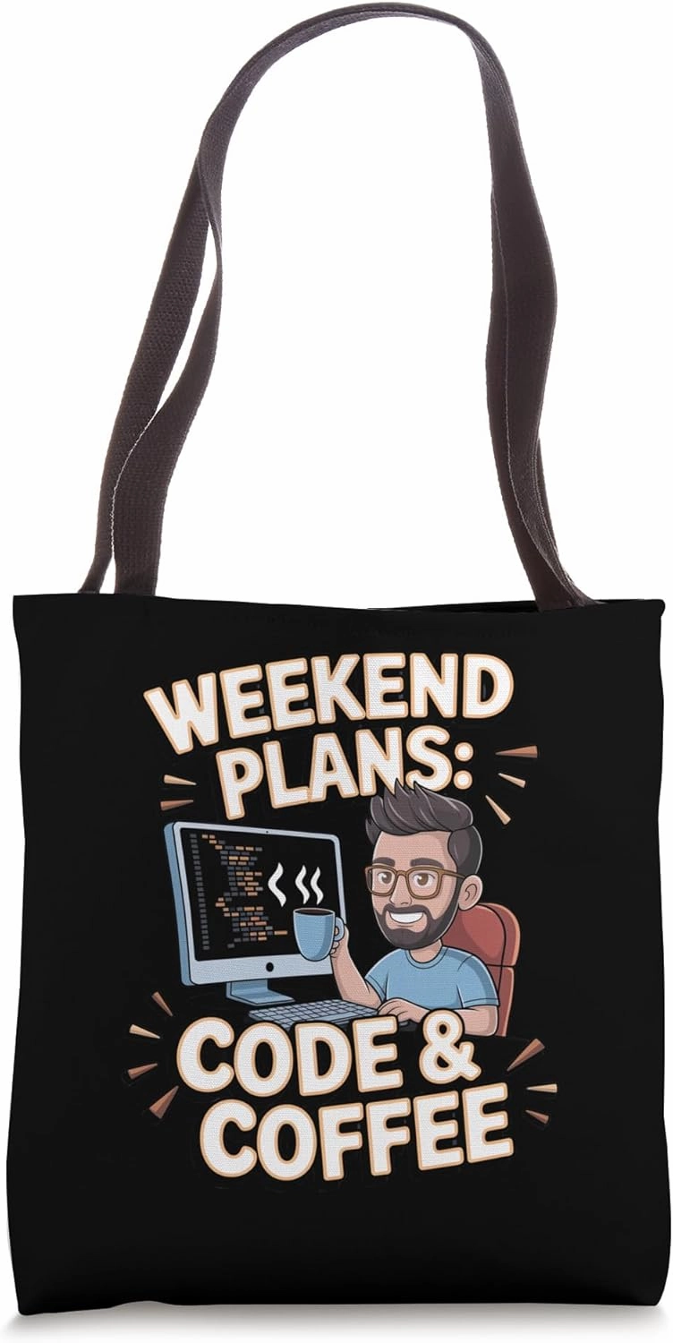 Game Developer: Weekend Plans: Code & Coffee Tote Bag