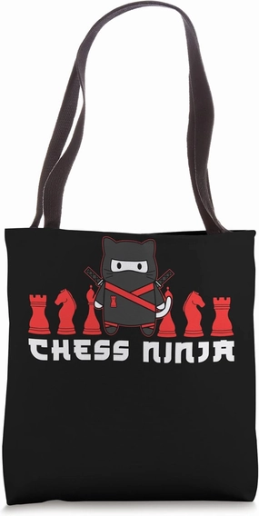 Game Player Chess Ninja Maser King Tote Bag
