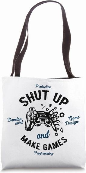 Games Development Make Games Video Game Developer Tote Bag