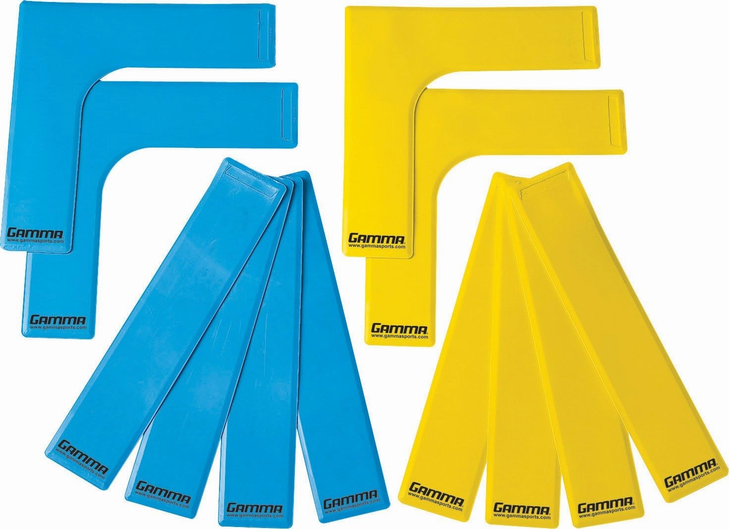 GAMMA Sports Court Training Essentials, Courts Spots, Dome Cones, Disc Cones, Mini Court Lines, Pickleball Training, Tennis Training, Racquet Sports, Durable, All Levels of Play!
