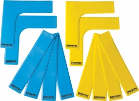 GAMMA Sports Court Training Essentials, Courts Spots, Dome Cones, Disc Cones, Mini Court Lines, Pickleball Training, Tennis Training, Racquet Sports, Durable, All Levels of Play!