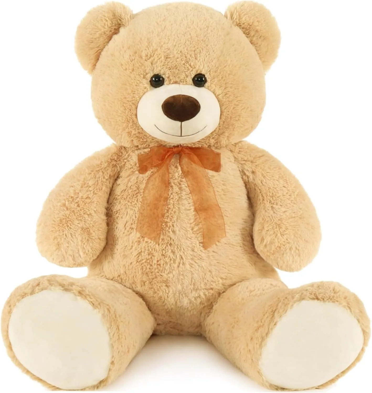 Giant Teddy Bear Stuffed Animal 3Ft,36'' Big Bear for Kid,Large Stuffed Bear for Baby Shower, Teddy Bear for Girlfriend Boyfriend Wife Mom Fiancée Valentine'S Birthday, Tan