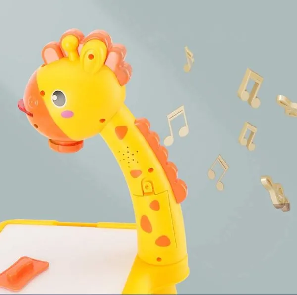 Giraffe Small Size Art Drawing Board Leds Projector Light Toy