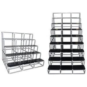 Giri Plastic Golu Padi Extension - 5T To 9T | 5 Triple To 9 Triple Golu Stand/ Multi Purpose Navratri Golu Rack