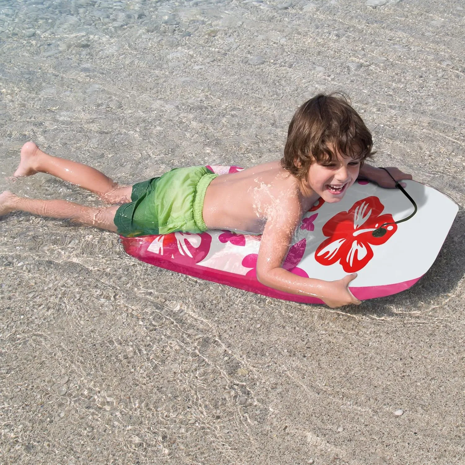 Goplus Boogie Boards for Beach, 33/37/41 Inches Lightweight Body Board w/ Wrist Leash, EPS Core, XPE Deck, HDPE Slick Bottom, Surfboard for Kids Teens Adults Surfing