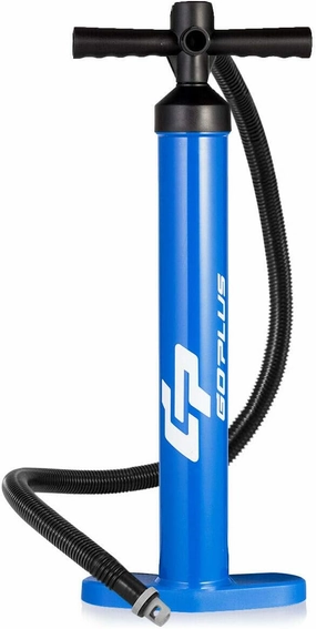 Goplus Double Action Hand Pump with Pressure Gauge for Inflatable Boat SUP