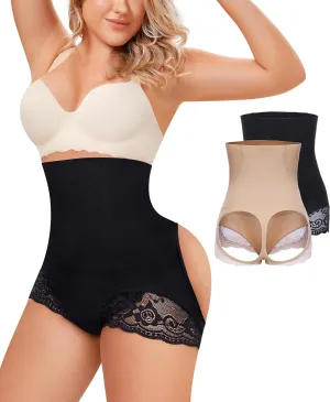 Gotoly Hourglass Figure Butt Lifter Shaper Panties Tummy Control High Waisted BoyShort…