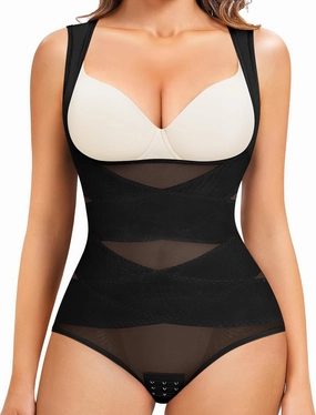 Gotoly Women Waist Trainer Bodysuit Full Body Shaper Vest Tummy Control Slim Corset Shapewear Tank Tops
