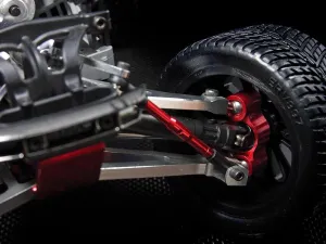 GPM For Traxxas 1/16 Mini E-Revo, Mini Slash, Mini Summit Upgrade Parts Aluminum Front/Rear Knuckle Arm - 1Pr Set Gray Silver