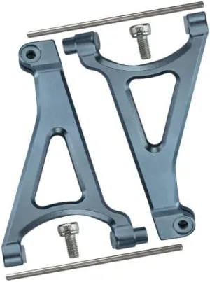 GPM for Traxxas 1/16 Mini E-Revo Upgrade Parts Aluminum Front Upper Arm - 1Pr Set Gray Silver
