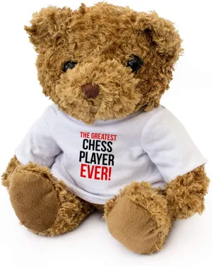 Greatest Chess Player Ever - Teddy Bear - Cute Soft Cuddly - Gift Present Birthday Xmas