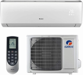 Gree 12,000 BTU 16 SEER LIVO  Wall Mount Ductless Mini Split Air Conditioner Heat Pump 115V - Built-in Wi-Fi