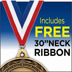 Grill Master Blue Trellis Medal Silver, 2.5" Grilling Competition Prizes, BBQ Trophy Medal Awards Prime