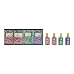 Gucci Flora Perfume for Women Variety Gift Set Mini Splashes 4 X 0.16 Fl oz